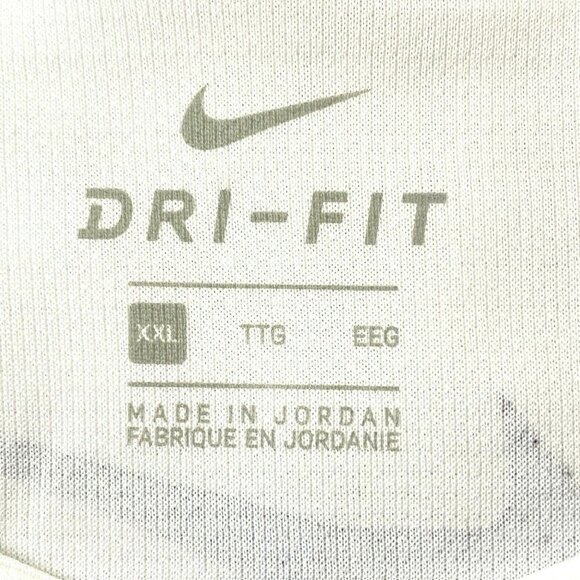 NIKE AIR Dri-Fit Mens size XXL Short Sleeve Crew Neck Training T Shirt White NEW - Picture 12 of 12